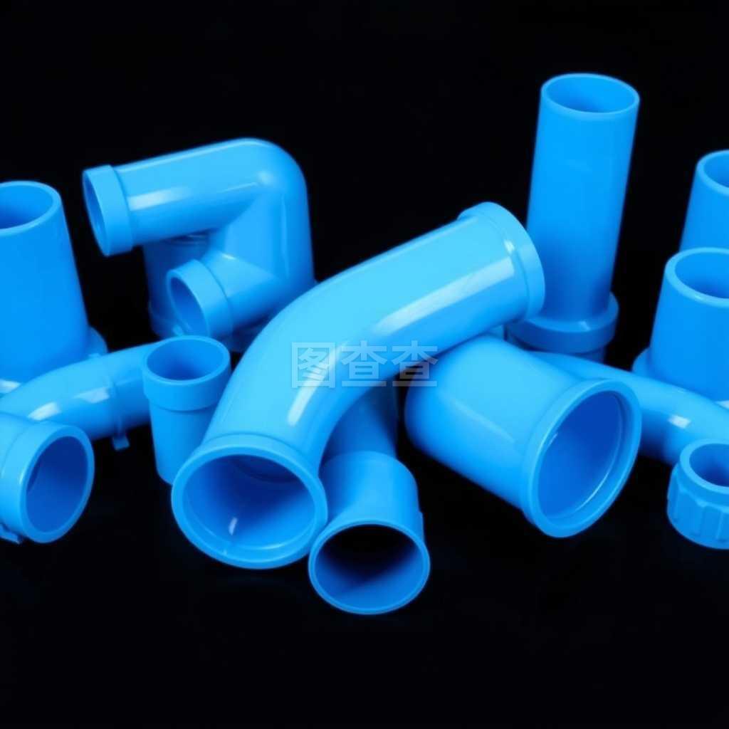 暗底隔离系统中的蓝色PVC管件 材料特性与工程应用